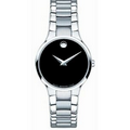 Movado Women's Serio Black Dial Watch W/ Swiss Movement